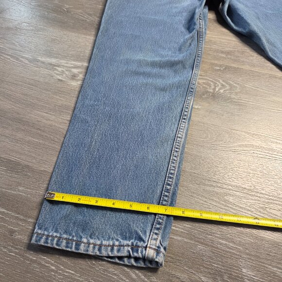 Women’s Levi’s 550 Classic Relaxed Tapered Jeans – Size 12 Short - Picture 7 of 9